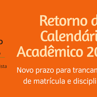 Retorno do Calendário Acadêmico 2020/1